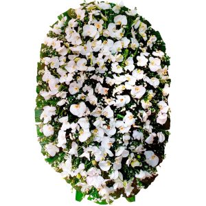 Coroa de Flores Luxo - Orquideas