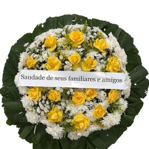 Coroa de Flores Amarela